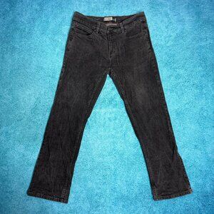Vintage Y2K Anchor Blue Jeans Mens 32x32 Gray Low Rise Straight Fit 31x28